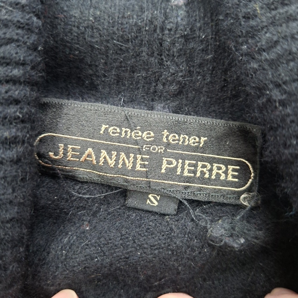 Renée Tener Jeanne Pierre Quiet Luxury Angora Wool Sweater Women's S Cozycore - Picture 7 of 8